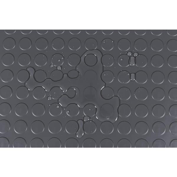 Rubber-Cal Recycled Flooring 1/4 in. H x 4 ft. W x 3 ft. L Black Commercial  Rubber Flooring Mats 03_101_WAB_403 - The Home Depot