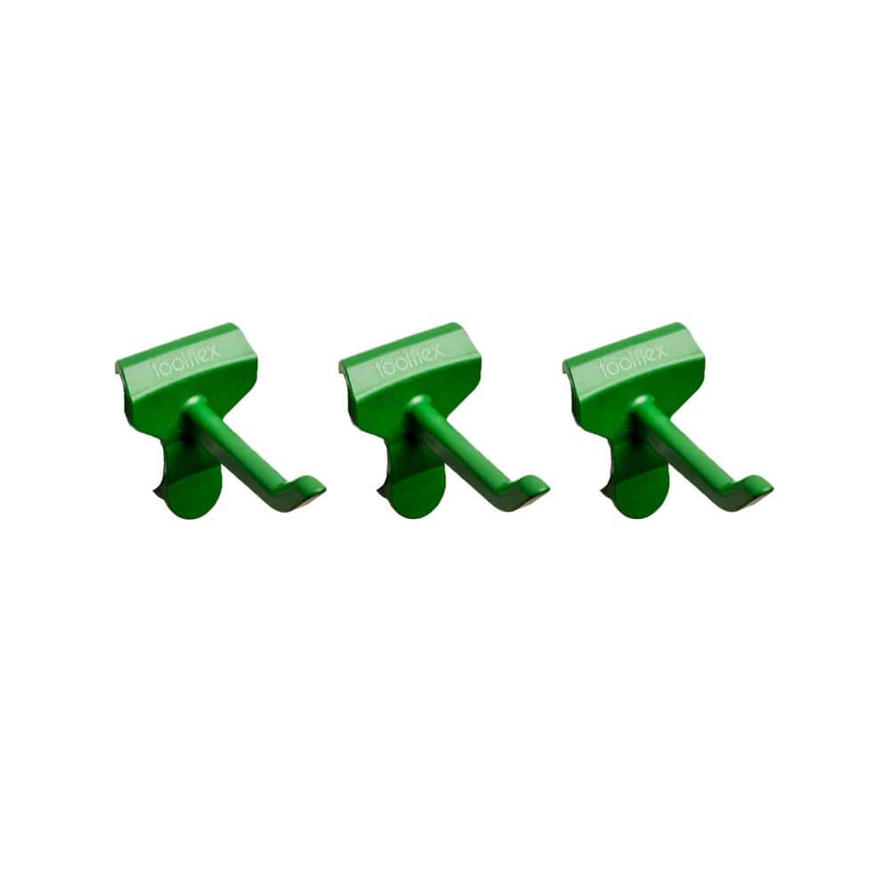Multipurpose Green Hook for Rail System (3-Pack) price history on PriceWatchPro