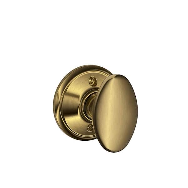 Schlage Siena Antique Brass Dummy Knob