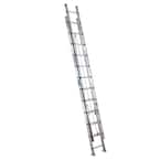 24 ft. Aluminum Extension Ladder with 225 lbs. Load Capacity Type II Duty Rating