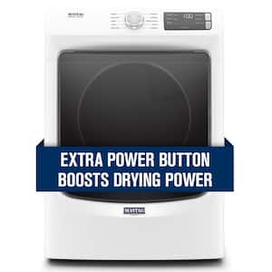 7.3 cu. ft. 240-Volt White Stackable Electric Vented Dryer with Quick Dry Cycle, ENERGY STAR