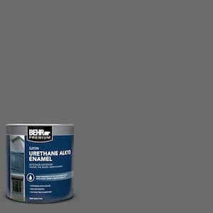 1 qt. #770F-5 Dark Ash Satin Enamel Urethane Alkyd Interior/Exterior Paint