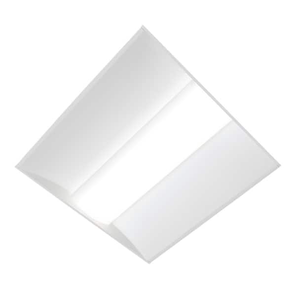 Metalux Cruze 2 ft. x 2 ft. White Integrated LED Commercial Grade Center Basket Troffer 80CRI, 19W at 3500K 2416 Lumens