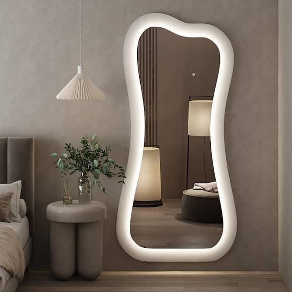 Floor Length authentic Mirror, Squiggle Full Lenght Mirror, Wavy Floor Mirror, Asymmetrical Mirror, Aesthetic Mirror Decor, Irregular Oversized Mirror