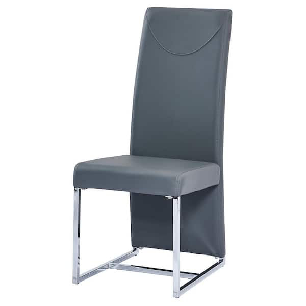 Best Master Furniture Padraig Gray Faux, Best Faux Leather Chairs