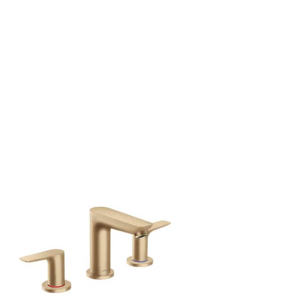 Hansgrohe Talis E 8 in. Widespread 2-Handle Bathroom Faucet in Brushed Bronze