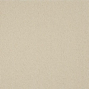 Albaran - Cream - Beige 13.2 ft. 32 oz. Wool Berber Installed Carpet