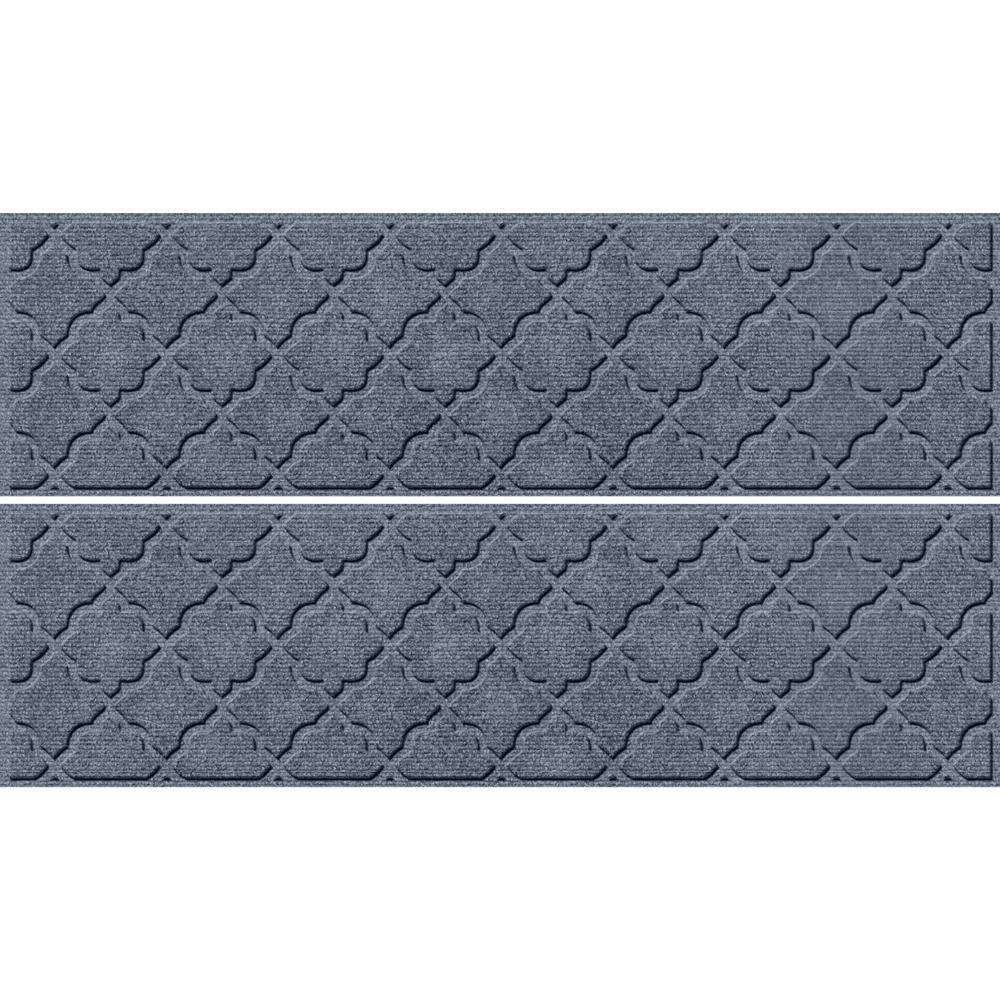 Bungalow Flooring Waterhog Cordova Bluestone 8.5 in. x 30 in. PET ...