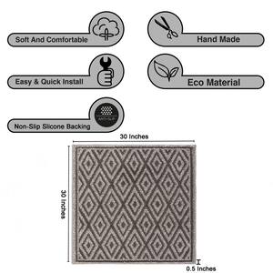 Sofihas Indoor Rugs for Entryway Floor 30in x 30in Indoor Door Mat Machine Washable