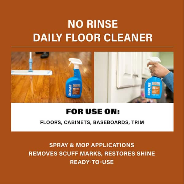 32 fl. oz. Hardwood and Laminate Floor Cleaner, Advanced No-Rinse Solution Safe on Wood, Laminate, Marble and Vinyl