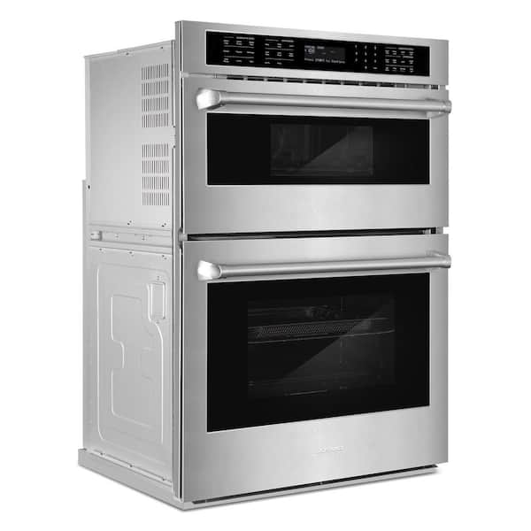 30 in. Regal Collection 4.8 cu. ft. Electric Wall Oven and Microwave Combo in Air Fry, Convection, Stainless Steel