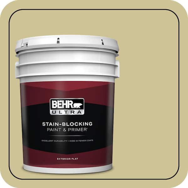 BEHR ULTRA 5 gal. #390F-4 Outback Flat Exterior Paint & Primer
