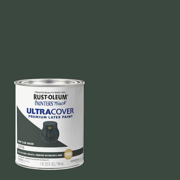 32 oz. Ultra Cover Satin Hunt Club Green General Purpose Paint (Case of 2)