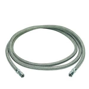 1/4 in. Compression x 1/4 in. Compression x 84 in. Braided Polymer Icemaker/Humidifier Supply Line