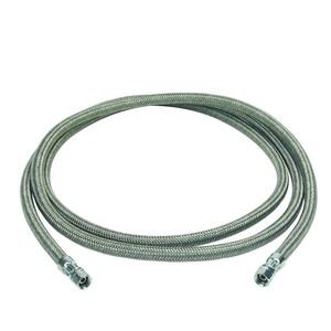 1/4 in. Compression x 1/4 in. Compression x 84 in. Braided Polymer Icemaker/Humidifier Connector