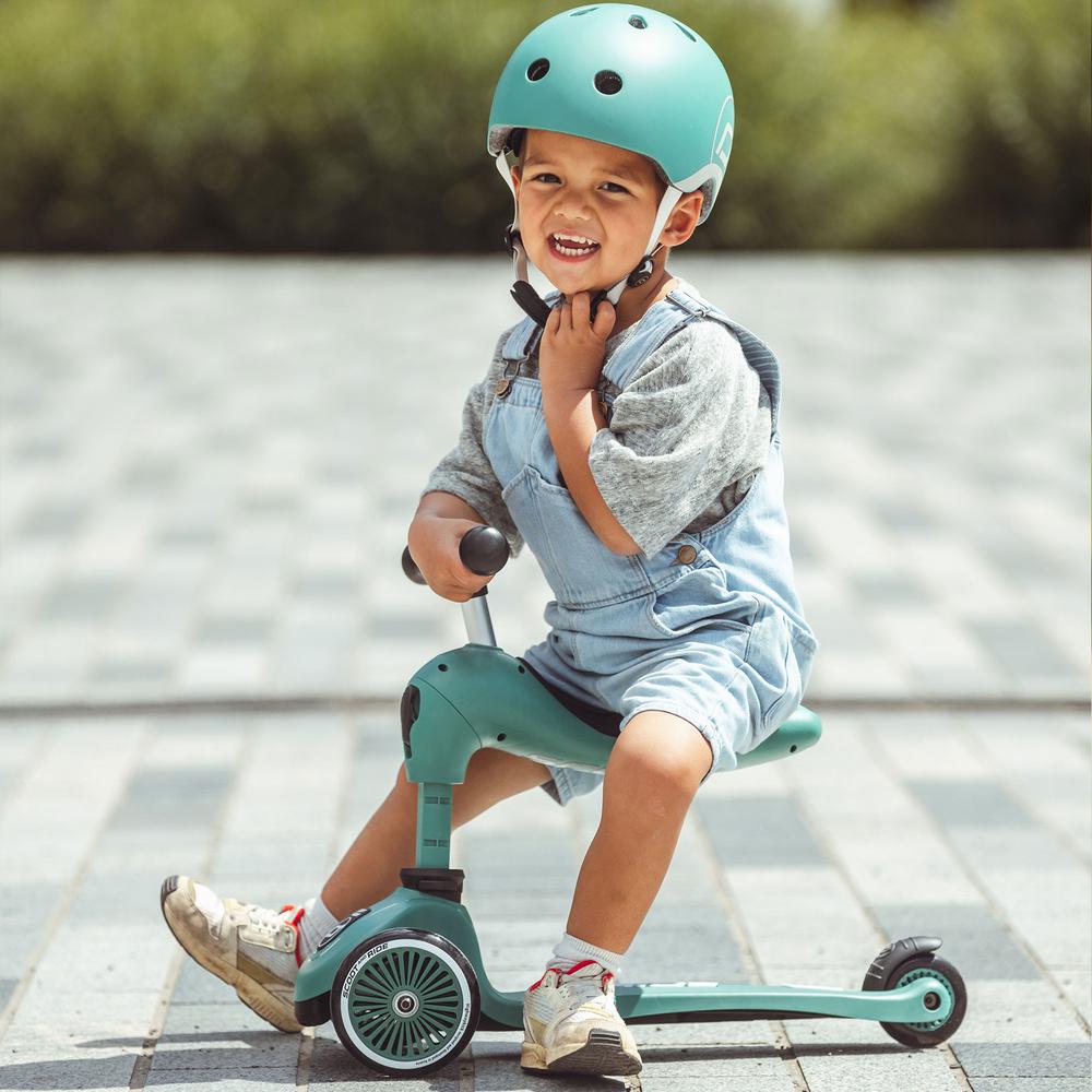 2 in 1-Ride-on and Stand Scooter, Ages 1-5, Highwaykick 1, Forest