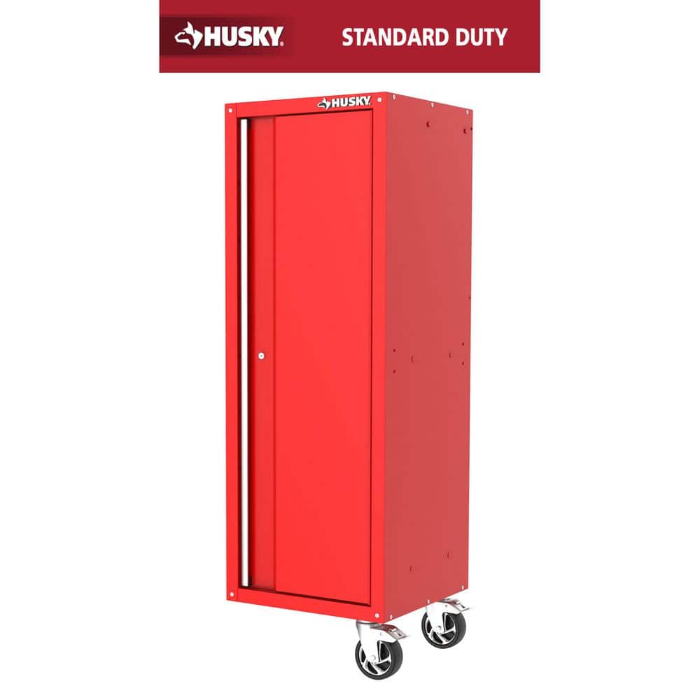 Husky Modular 20 in. W x 20 in. D Standard Duty 3-Shelf Red