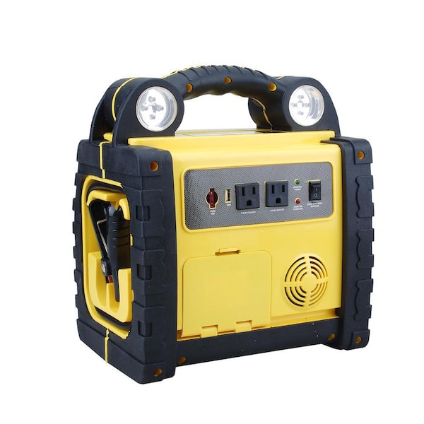Ultra Performance 5-in-1 Power Station with Integrated Jump Starter, Compressor, Power Inverter, USB Charger and Flashlight