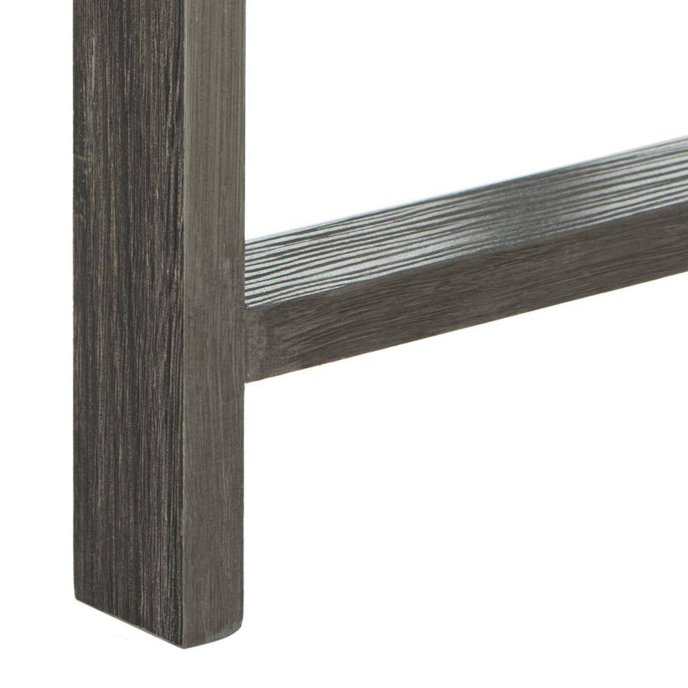 Cursten Dark Grey Wood X-Base Coffee Table