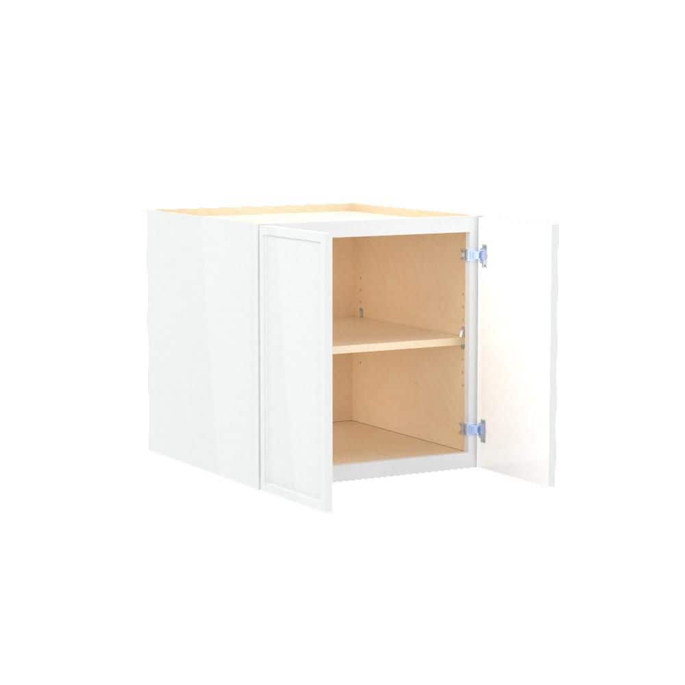 Franklin 24 in. W x 24 in. D x 24 in. H Assembled Plywood Wall Bridge Kitchen Cabinet in Vesper White with Soft Close price history on PriceWatchPro