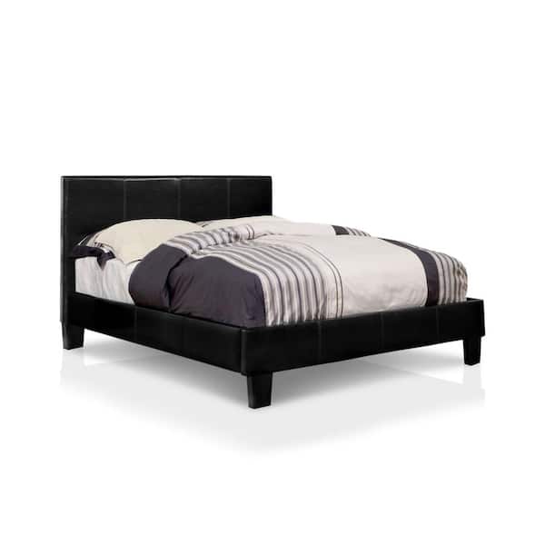 Furniture of America Zenna 63.25 in. W Espresso Queen Wood Frame Platform Bed