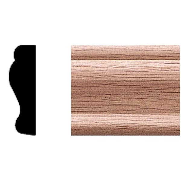 3/8 in. x 1-1/4 in. x 84 in. Oak Panel Moulding