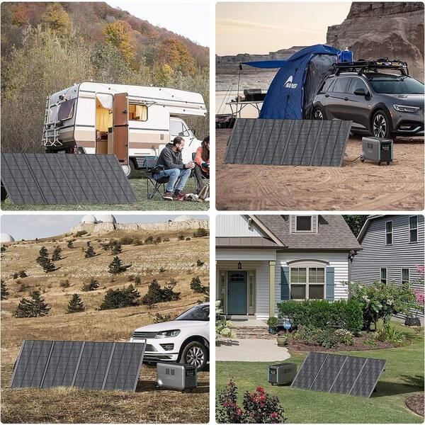 Zendure 3800W Output/6600W Plug and Play Solar Generator w/Dual Voltage  Output with 400W Solar Panel and 600W Satellite Battery SBV4600SP4B - The  Home Depot