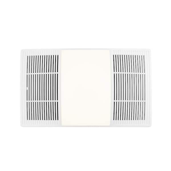 Broan-NuTone 70/80 CFM Heater Exhaust Cover Upgrade with Dimmable LED and Color Adjustable CCT Lighting