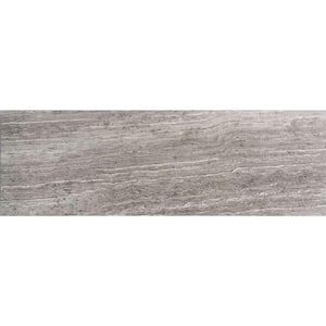 Wooden Beige 4 in. x 12 in. Honed Marble Subway Wall and Floor Tile (5 sq. ft./Case)