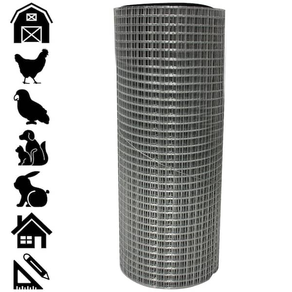 Red Brand 100-ft x 4-ft 12.5-Gauge Silver Steel Woven Wire Rolled Fencing  with Mesh Size 2-in x 4-in