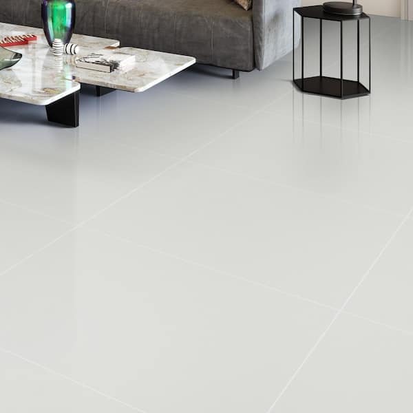 Msi Glacier Peak 32 In X 32 In Polished Porcelain Floor And Wall Tile 7 11 Sq Ft Nhdglapea3232p The Home Depot