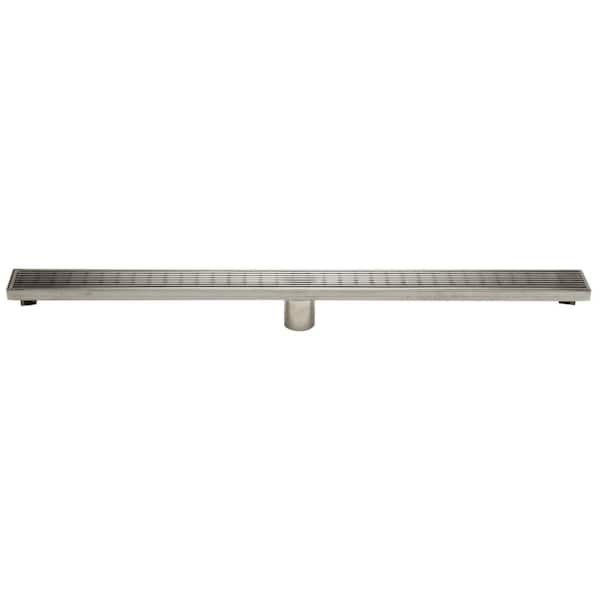 ALFI BRAND 36 in. Linear Shower Drain in Brushed Stainless Steel