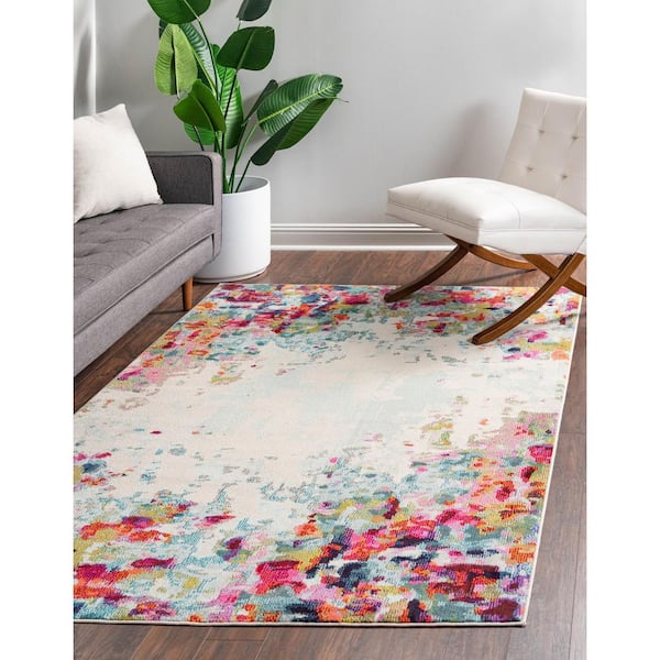Chromatic Joyous Multi 4' 0 x 6' 0 Area Rug