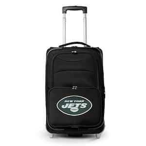 NFL New York Jets 21 in. Black Carry-On Rolling Softside Suitcase