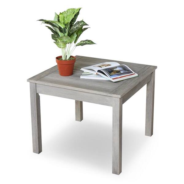 Cambridge Casual Willow Weathered Gray Wood Outdoor Coffee Table 170643 Hw Dw Xx Xx The Home Depot