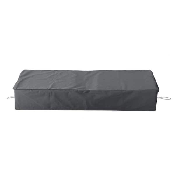 Dark Gray Patio Outdoor Chaise Lounge Cover