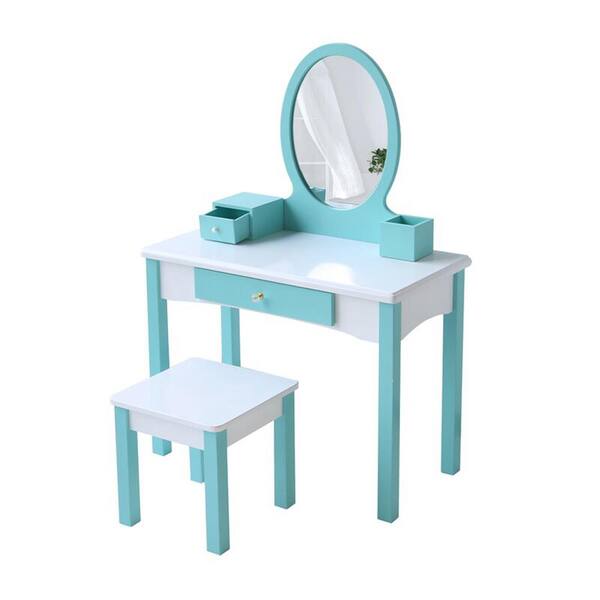 kids desk with mirror