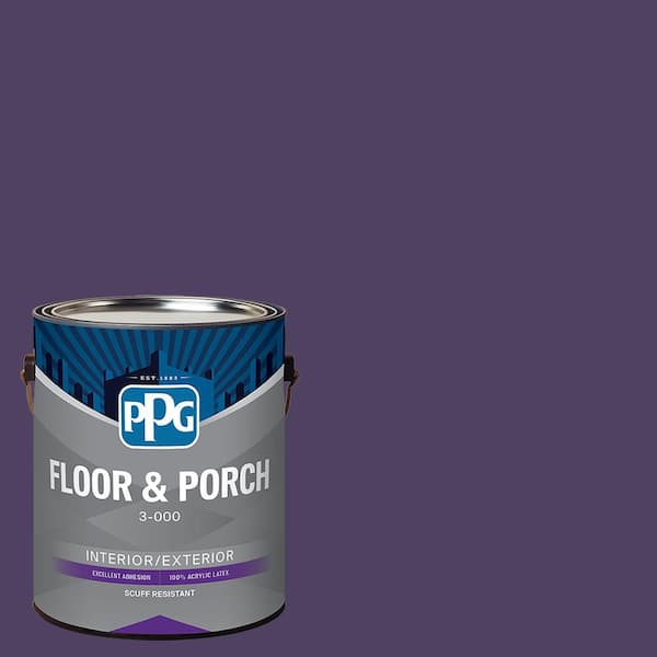 PPG 1 gal. PPG1174-7 Royal Indigo Satin Interior/Exterior Floor