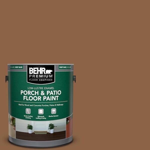 1 gal. #S240-7 Leather Work Low-Lustre Enamel Interior/Exterior Porch and Patio Floor Paint