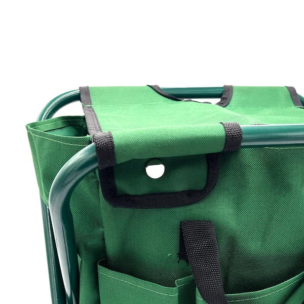 Bosmere English Garden 15 in. Folding Garden Stool with Storage Bag