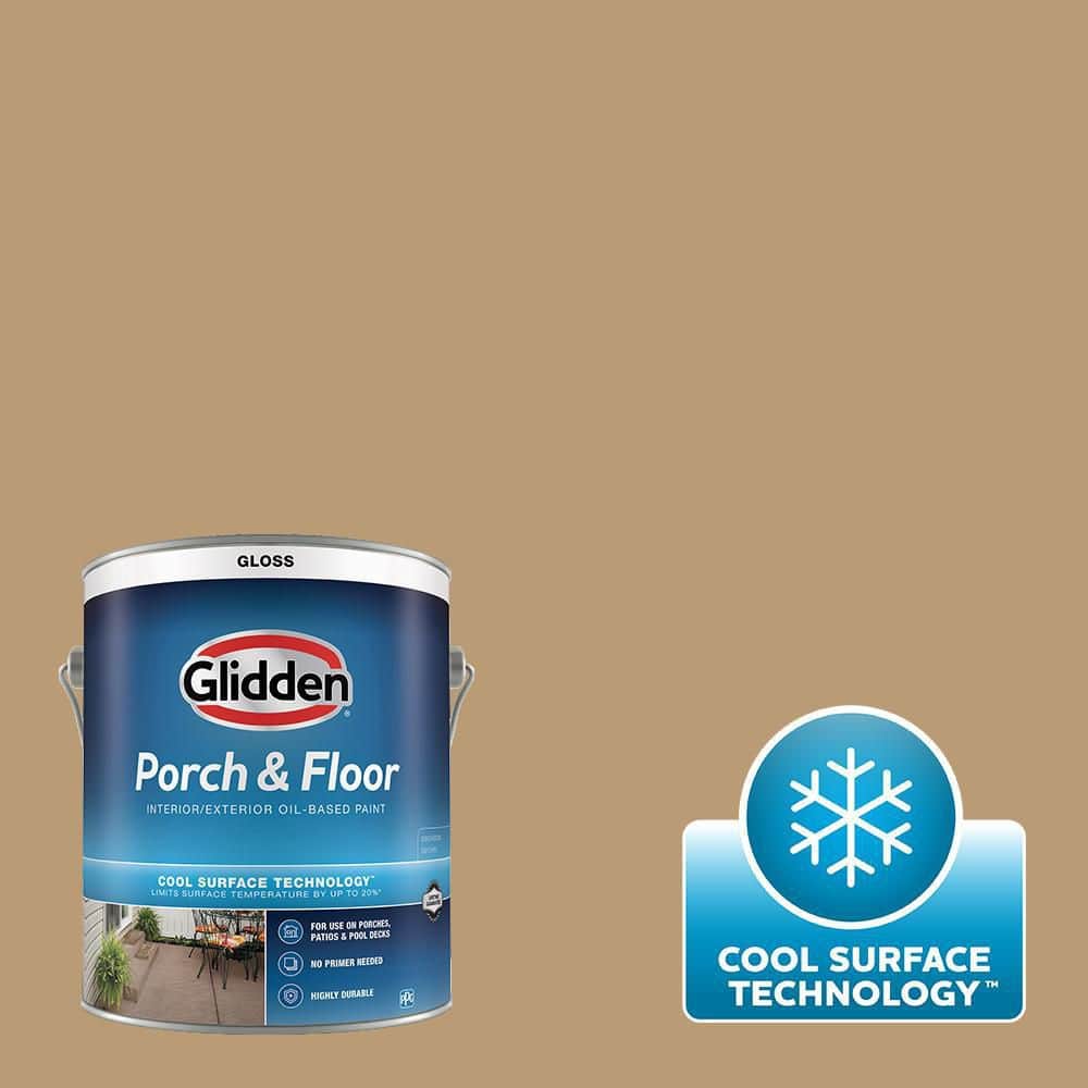 1 gal. PPG1086-5 Earthy Ocher Gloss Interior/Exterior Porch and Floor Paint with Cool Surface Technology price history on PriceWatchPro