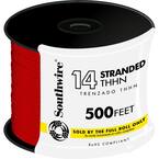 500 ft. 14-Gauge Red Stranded CU THHN Wire