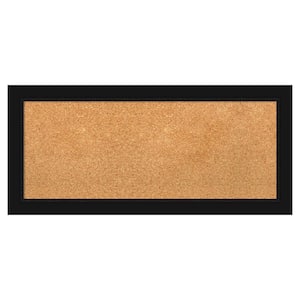 Avon Black Natural Corkboard 33 in. x 15 in. Bulletin Board Memo Board