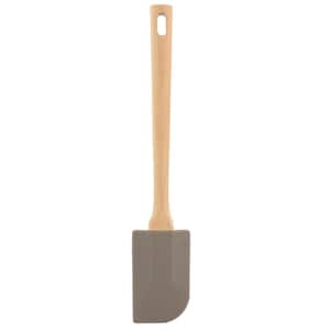 Beech Wood Silicone Spatula in Gray