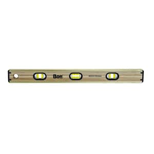 24 in. Laminate Brass Bound Level