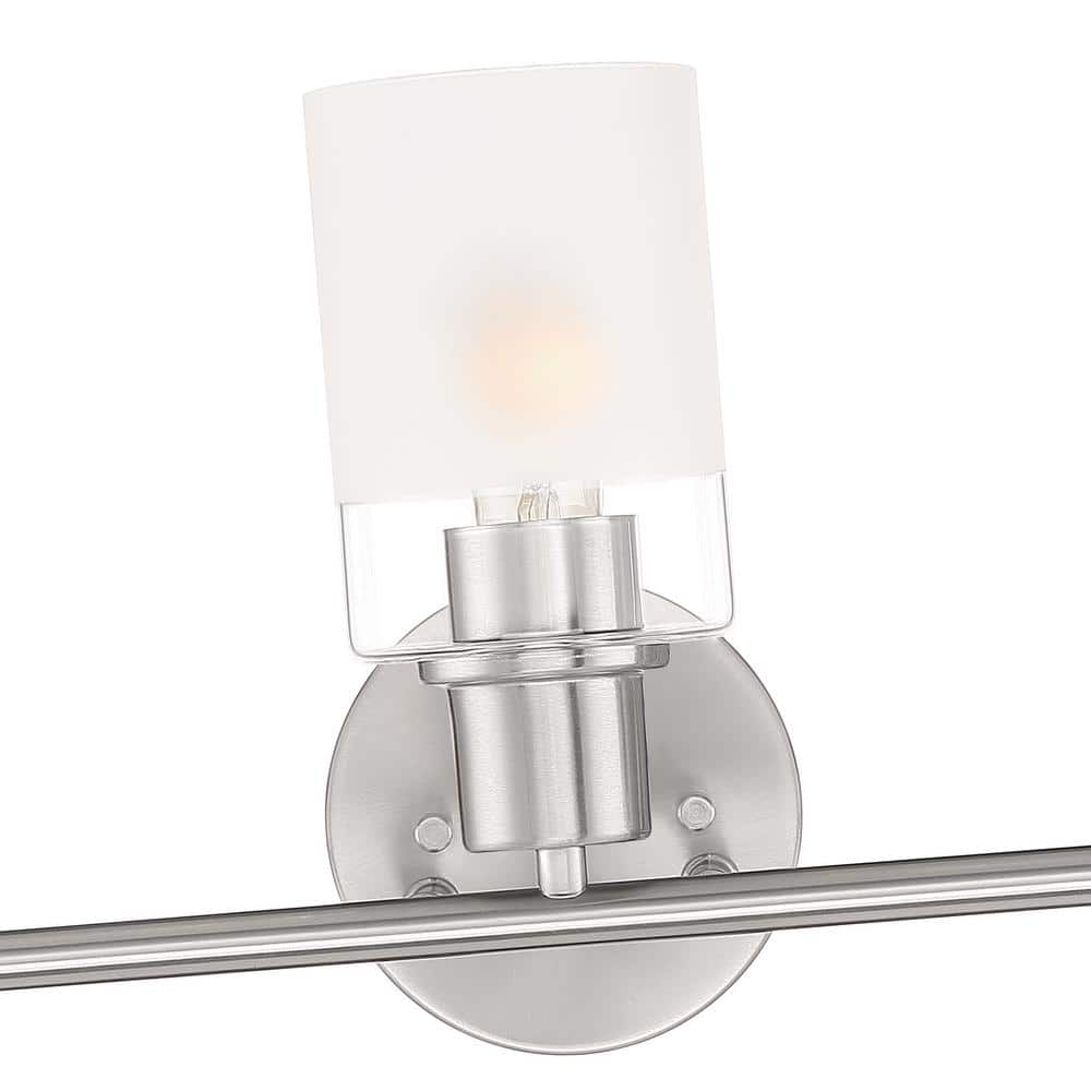 Cedar Lane Brushed Nickel 3-Light Vanity Fixture