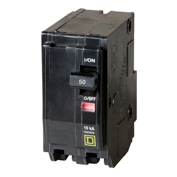 Square D QO 50 Amp 2-Pole Circuit Breaker (6-pack)