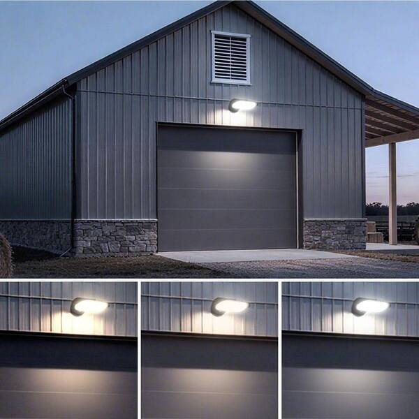 Cedar Hill 72W 8000 Lumen 120 Light Beam Angle Black Dusk to Dawn