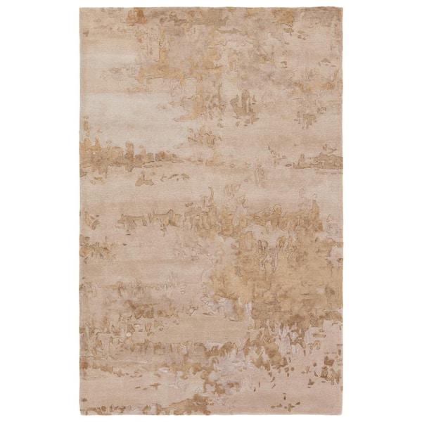Jaipur Living Astris 6 ft. x 9 ft. Taupe/Bronze Abstract Handmade Area Rug
