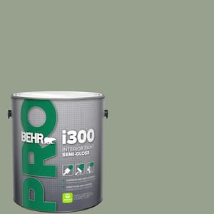 1 gal. #N390-4 Bitter Sage Semi-Gloss Interior Paint